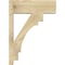 Ekena Millwork Merced Block Rough Sawn Outlooker, Douglas Fir, 8"W x 22"D x 30"H OUT08X22X30MRC05RDF - alternate 4